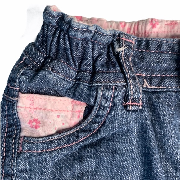 Newborn jean pants w embroideries GUC - Picture 2 of 9